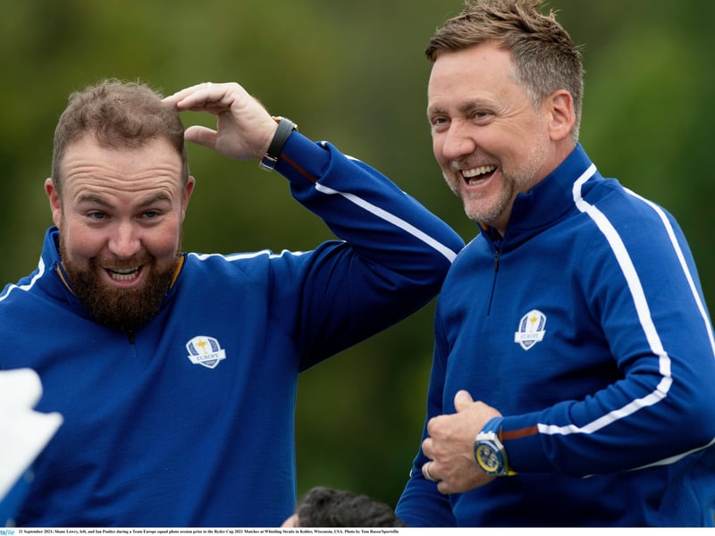 Offaly golfer Shane Lowry has been enjoying preparations for the Ryder Cup at Whistling Straits in the US. 