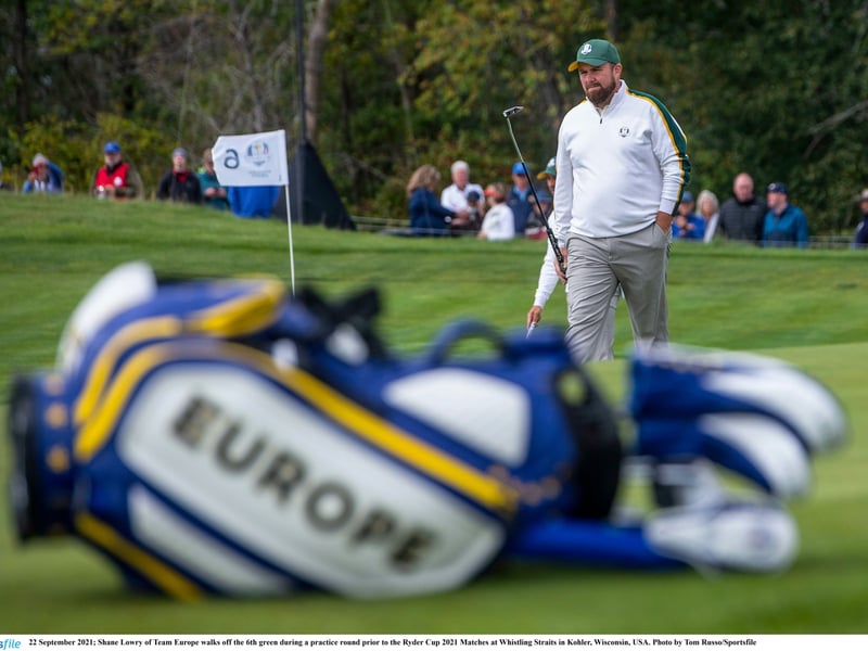 Offaly golfer Shane Lowry has been enjoying preparations for the Ryder Cup at Whistling Straits in the US. 