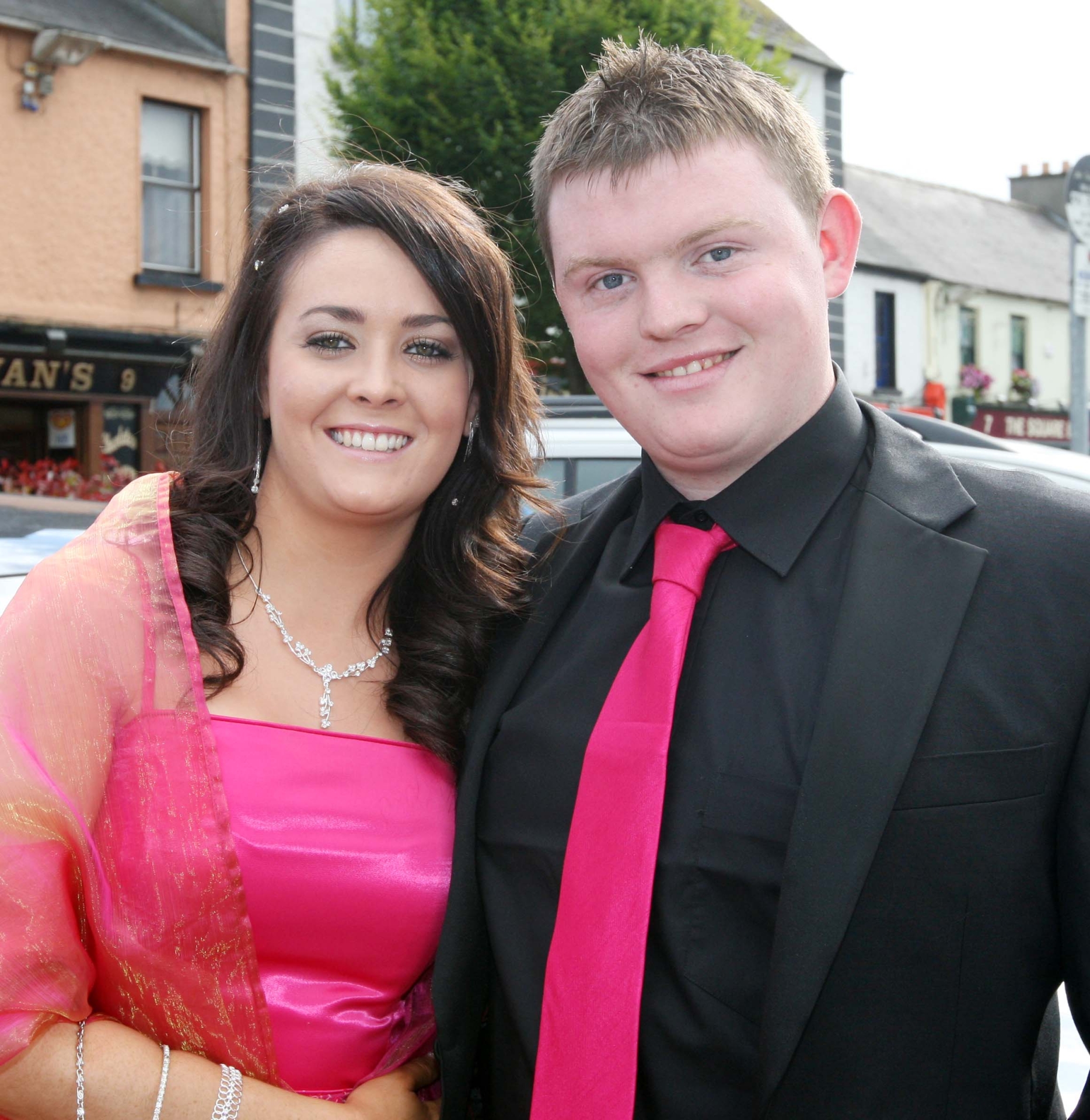 The Portlaoise Scoil Chríost Rí Debs were a real delight when photographer Alf Harvey went along to take pictures of the Leaving Certs and their partners on the Top Square for the Leinster Express in 2010. Tap the NEXT icon to see more pictures.