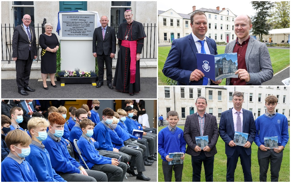 Knockbeg College celebrated a milestone in the school's long history with the official opening of the multi-million euro restoration and extension. Old certainly meets new in regards to the extensive works carried out, with state of the art facilities blending seamlessly into the school's preserved architectural history. Blessed by Bishop Denis Nulty, Bishop of Kildare and Leighlin, and officially opened by TD and President of the Past Pupils' Union, Charlie Flanagan, an array of students, parents and staff - past and present - travelled from far and wide for a glimpse of the transformation to the former boarding school.  The opening of the former boarding school which is attended by boys on Laois, Carlow and Kildare, took place on Friday, September 10. See the full photo spread captured by Alf Harvey in Tuesday's Leinster Express