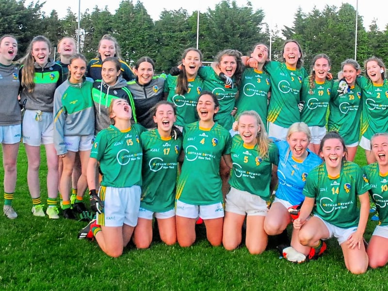 Use > to navigate photos There were great celebrations in St Brigid's GAA Club Kiltoom on Wednesday evening when Leitrim defeated Roscommon to win the Connacht LGFA Minor B Championship title on a scoreline of 1-10 to 1-8. And Observer photographer Willie Donnellan was there to capture some great images from the night. Ladies manager Donnelly would love to finish Leitrim project SEE WWW.LEITRIMOBSERVER.IE AND NEXT WEEK'S LEITRIM OBSERVER FOR FULL REPORT Clare sees signs of promise for Leitrim Ladies despite Kildare defeat Leitrim dreams dashed as Kildare finish strongest to earn All-Ireland Semi-Final berth