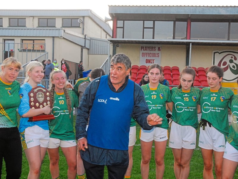 Use > to navigate photos   There were great celebrations in St Brigid's GAA Club Kiltoom on Wednesday evening when Leitrim defeated Roscommon to win the Connacht LGFA Minor B Championship title on a scoreline of 1-10 to 1-8. And Observer photographer Willie Donnellan was there to capture some great images from the night. Ladies manager Donnelly would love to finish Leitrim project SEE WWW.LEITRIMOBSERVER.IE AND NEXT WEEK'S LEITRIM OBSERVER FOR FULL REPORT Clare sees signs of promise for Leitrim Ladies despite Kildare defeat Leitrim dreams dashed as Kildare finish strongest to earn All-Ireland Semi-Final berth
