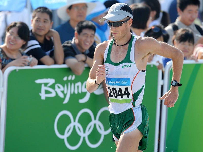 Use > to navigate through photo gallery Ballinamore AC's Colin Griffin competed in the 50km walk at the 2008 and 2012 Games Picture: Sportsfile Leitrim athletics quota of representatives at the Olympic Games will have a new addition after it was confirmed that current National Senior indoor and outdoor hurdles champion Gerard O’Donnell has been added to the list of Team Ireland officials for the Tokyo Olympics. The Carrick AC athlete, who works as a Regional Development Officer in the Dublin City Council area with Athletics Ireland,  jets off to Japan at the weekend where he will undergo a mandatory quarantine period before working with the media team for Team Ireland Media team in Tokyo. O’Donnell becomes the third person from the Leitrim athletics community to work on the managerial side of the games after Padraig Griffin and Joe Doonan. Griffin served as team manager for the Irish athletics teams at the 1972 Munich and 1980 Moscow Games while Doonan, who coached the legendary Catherina McKiernan to her greatest successes, was team manager at the 1992 Games in Barcelona. Along with O’Donnell, Griffin and Doonan, five athletes have worn the green singlet at the Olympic Games with Eddie Leddy, Colin Griffin, Laura Reynolds, Breege Connolly and Jimmy Duffy all competing on sport’s highest stage. Eddie Leddy & Colin Griffin, both Ballinamore AC, are the only two time participating athletes with Eddie, who hails from Drumreilly, competing in Munich and Montreal (1976) while Colin competed in Beijing 2008 and London 2012. Colin Griffin also had another claim to Olympic fame as he coached Mohill & District AC’s Laura Reynolds when the Eslin woman finished 20th in the 20km walk at the 2012 Games in London. Breege Connolly from Kinlough also competed in the Olympics when she competed in the women’s marathon in 2016 in Rio De Janeiro. Leitrim’s final representative may be unfamiliar to most as Jimmy Duffy is often identified as hailing from Sligo but Duffy, actually born James McNiff, was a native