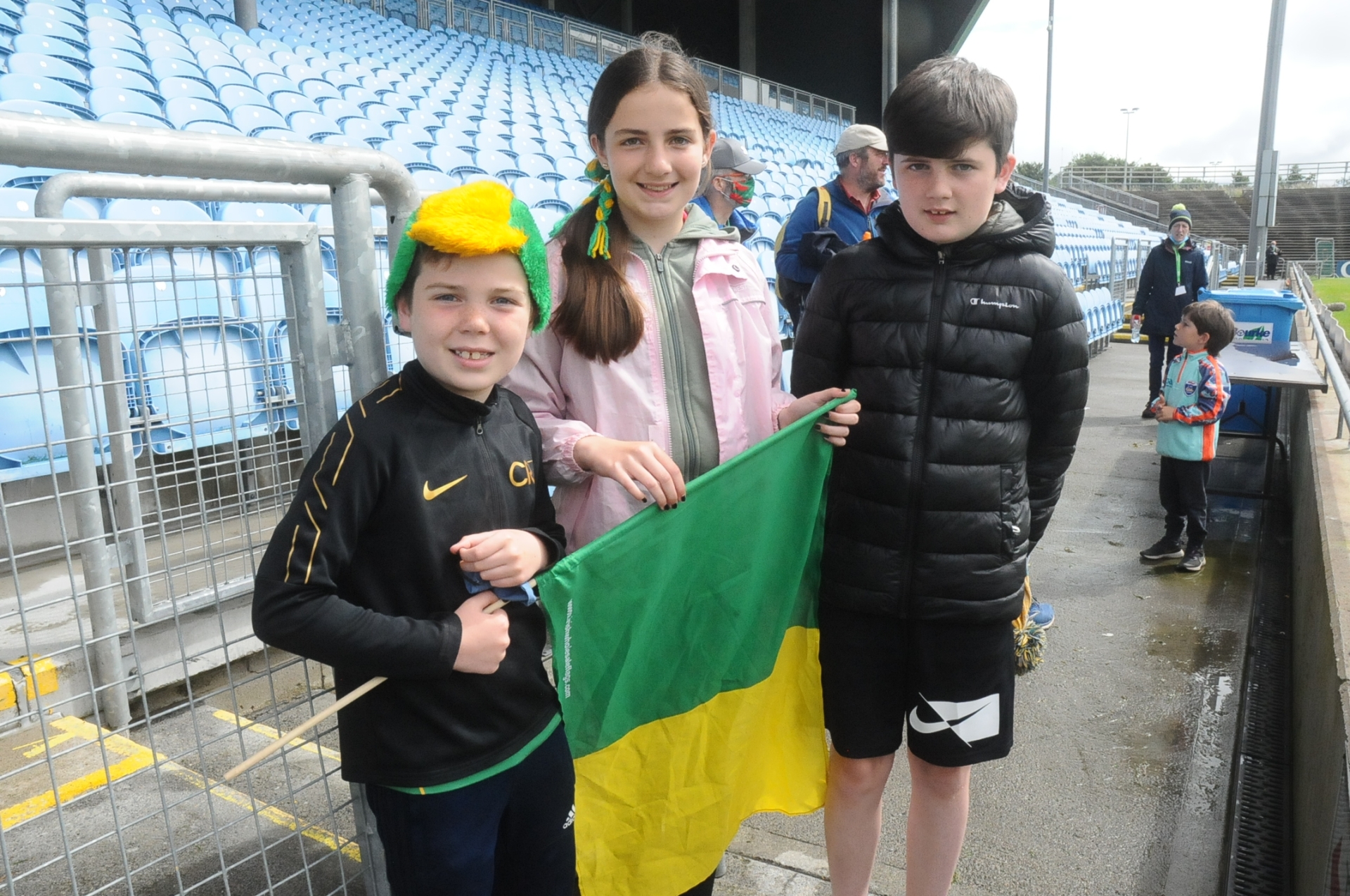 Use > above to go through photos Not a good day for Leitrim footballers in Elvery's Mac Hale Park as a rampant Mayo cruised to a record equalling 5-20 to 0-11 victory over Terry Hyland's side. A small but dedicated band of Leitrim fans made the journey to Castlebar to cheer on the Green & Gold and Willie Donnellan was there to capture the images. SEE WWW.LEITRIMOBSERVER.IE AND NEXT WEEK'S LEITRIM OBSERVER FOR REPORT & REACTION