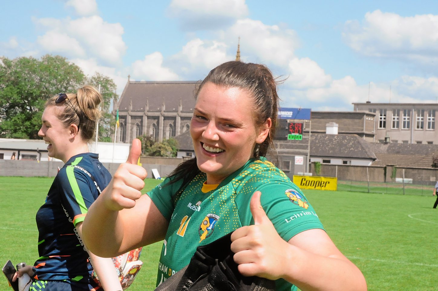 Use > to navigate through photos Leitrim Ladies hit three goals in as many minutes to book their place in the TG4 Ladies All-Ireland Intermediate Championship Quarter-Finals when they saw off Clare in a sun drenched Duggan Park Ballinasloe on Sunday. Observer photographer Willie Donnellan was there to capture images of fans and players enjoying a famous Leitrim victory. SEE WWW.LEITRIMOBSERVER.IE FOR REPORT AND ANALYSIS
