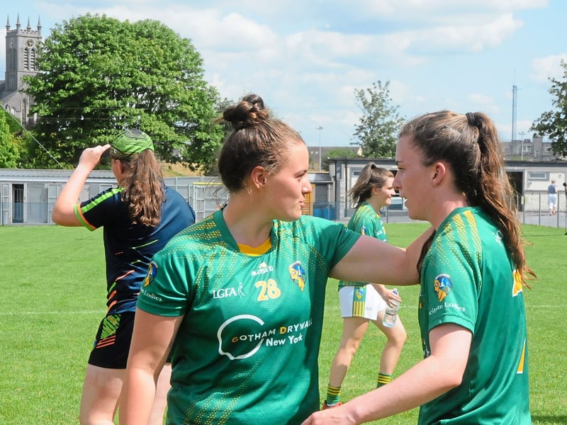 Use > to navigate through photos Leitrim Ladies hit three goals in as many minutes to book their place in the TG4 Ladies All-Ireland Intermediate Championship Quarter-Finals when they saw off Clare in a sun drenched Duggan Park Ballinasloe on Sunday. Observer photographer Willie Donnellan was there to capture images of fans and players enjoying a famous Leitrim victory. SEE WWW.LEITRIMOBSERVER.IE FOR REPORT AND ANALYSIS