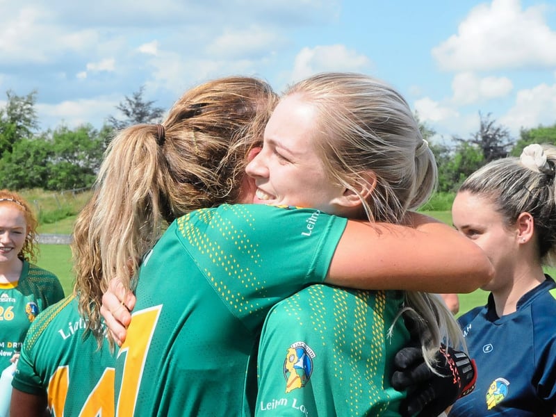 Use > to navigate through photos Leitrim Ladies hit three goals in as many minutes to book their place in the TG4 Ladies All-Ireland Intermediate Championship Quarter-Finals when they saw off Clare in a sun drenched Duggan Park Ballinasloe on Sunday. Observer photographer Willie Donnellan was there to capture images of fans and players enjoying a famous Leitrim victory. SEE WWW.LEITRIMOBSERVER.IE FOR REPORT AND ANALYSIS