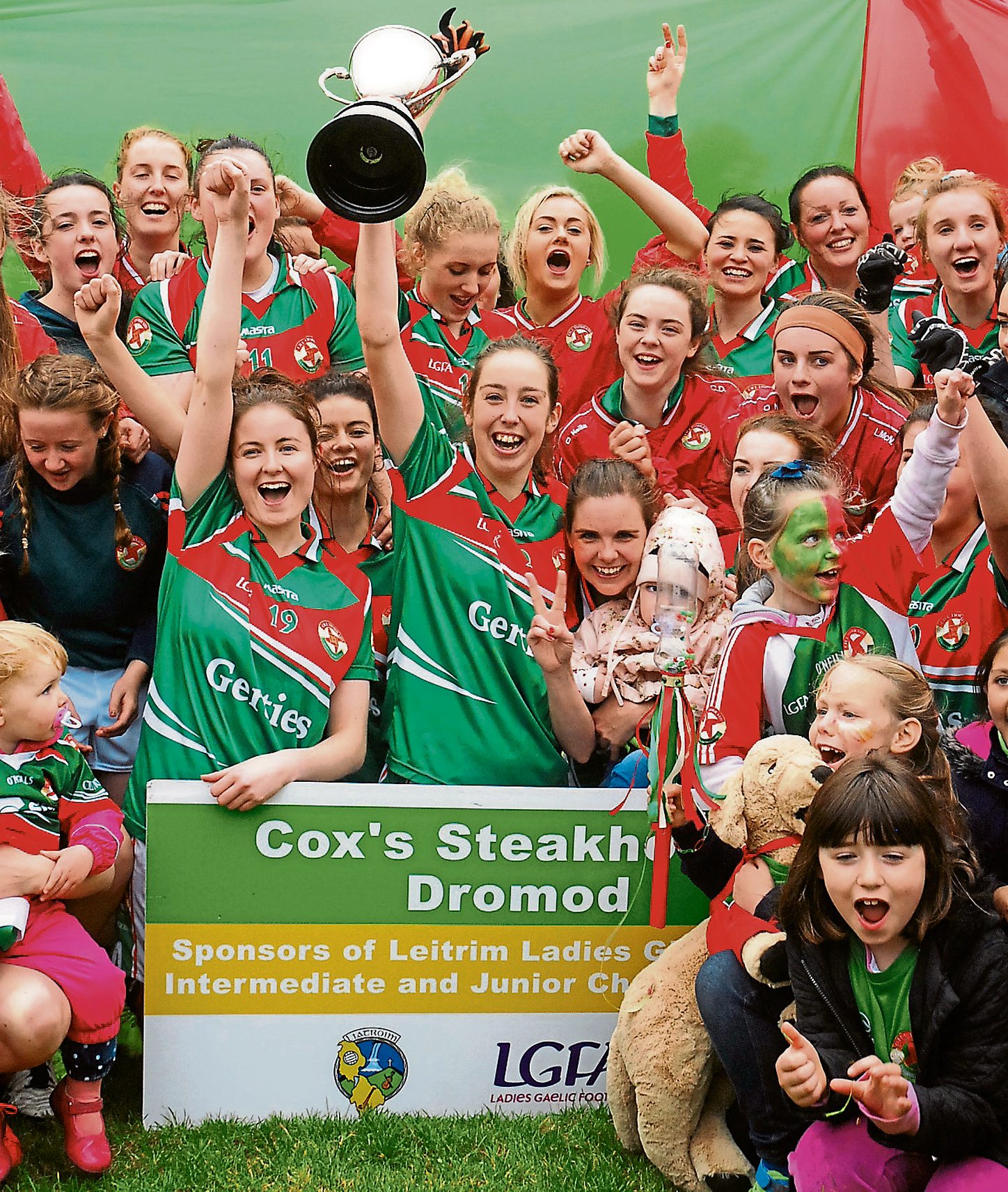 Use > to navigate through photos As we get ready for the start of the 2021 Leitrim Club Championship action, we thought we'd look back to 2016 when Kiltubrid defeated St Joseph's to claim their second Cox's Steakhouse Leitrim Ladies Senior Football Championship title in a row. Enjoy looking back through Willie Donnellan's photos from five years ago. Far from the finished articles says manager but Leitrim Ladies belief is growing Three goals in three minutes sees Leitrim charge into TG4 Ladies All-Ireland Intermediate quarter-finals Leitrim fans celebrate as Ladies secure quarter-final place with victory in Ballinasloe