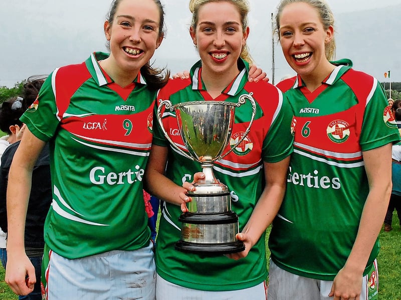 Use > to navigate through photos As we get ready for the start of the 2021 Leitrim Club Championship action, we thought we'd look back to 2016 when Kiltubrid defeated St Joseph's to claim their second Cox's Steakhouse Leitrim Ladies Senior Football Championship title in a row. Enjoy looking back through Willie Donnellan's photos from five years ago. Far from the finished articles says manager but Leitrim Ladies belief is growing Three goals in three minutes sees Leitrim charge into TG4 Ladies All-Ireland Intermediate quarter-finals Leitrim fans celebrate as Ladies secure quarter-final place with victory in Ballinasloe