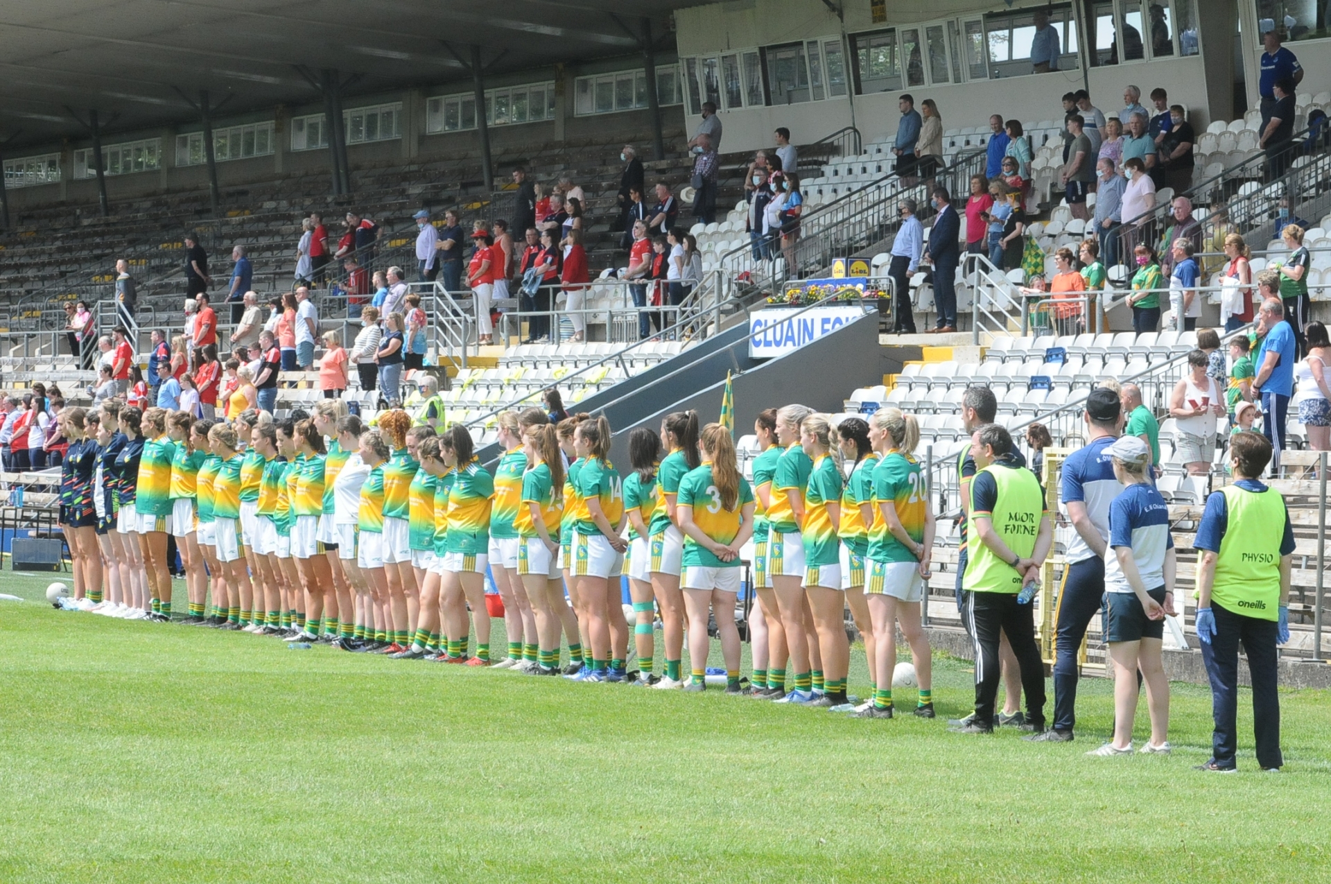 Use > above to go through photos It wasn't Leitrim's day at the Lidl Ladies NFL Division 4 Final in Clones as a first half goal blitz from Louth saw the Leinster women take home the title at a sun-drenched St Tiernach's Park. Fans were allowed attend the game with 100 Leitrim supporters cheering on their heroes and Observer photographer Willie Donnellan captured some lovely images from the game. Ability to read the referee early crucial believes Wayne Freeman as Louth Ladies go in search of League Title No reason not to be confident believes Hugh ahead of Leitrim's Lidl NFL Division 4 Final clash with Louth