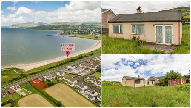 A beachside chalet in the Hills of Donegal is on the market for just €80,000. The small house is located on the outskirts of Buncrana, just 100 metres from Luddan beach which is famous for water swimming and scenic walks. The three-bedroom property is in need of complete refurbishment. As well as the three bedrooms, the property has a kitchen, sitting room and bathroom with gardens to the front and rear. However, once the required work is done, it would make a perfect holiday home. The Harbour Inn and Applegreen Service Station are also just beside this house and Buncrana Town is approximately two kilometres away. The main bus route stops at the house which gives easy accessibility to Derry and Letterkenny. The property is listed with a price tag of €80,000 on Daft.ie. For more information and to view the full ad, click here.