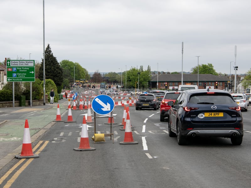Sue Mynard said: "New roundabout at Dawsons Corner. More lights than Blackpool."