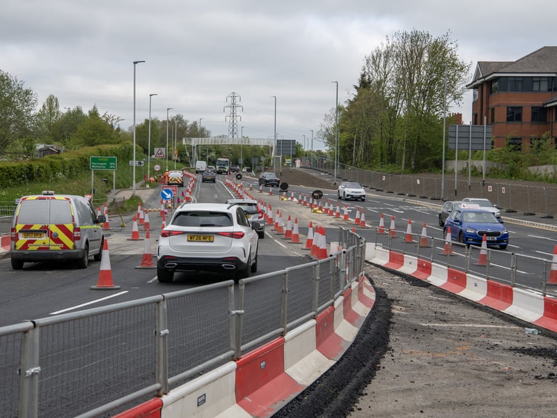 The new traffic layout at Dawsons Corner includes noticeable changes to how people access the Ring Road (A6120) and Bradford Road (B6157).