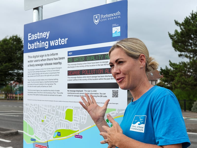 Co-founder of Final Straw Foundation, Bianca Carr has worked tirelessly for the better part of a decade to help businesses go plastic-free, and campaigned for improved water quality across the Solent.