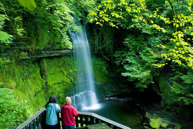 Glencar Waterfall … obviously - wonderful hike up, views of the countryside, benches, play area - it really has it all!