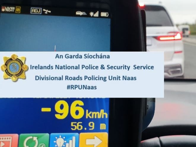 Other speeds were 96 km per hour and 98 km per hour. 