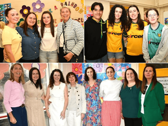 Forty years ago, the O'Donnell family in Letterkenny lost four children - Sharon (14), Joanne (12), Adrian (4) and Kevin (20 months) and their babysitter Noreen O'Donnell from Ballybofey in a house fire. Today, the family welcomed old friends to Scoil Mhuire Gan Smál following a weekend that saw the anniversary mass take place, before a remembrance event, including a musical tribute at St Eunan’s Cathedral