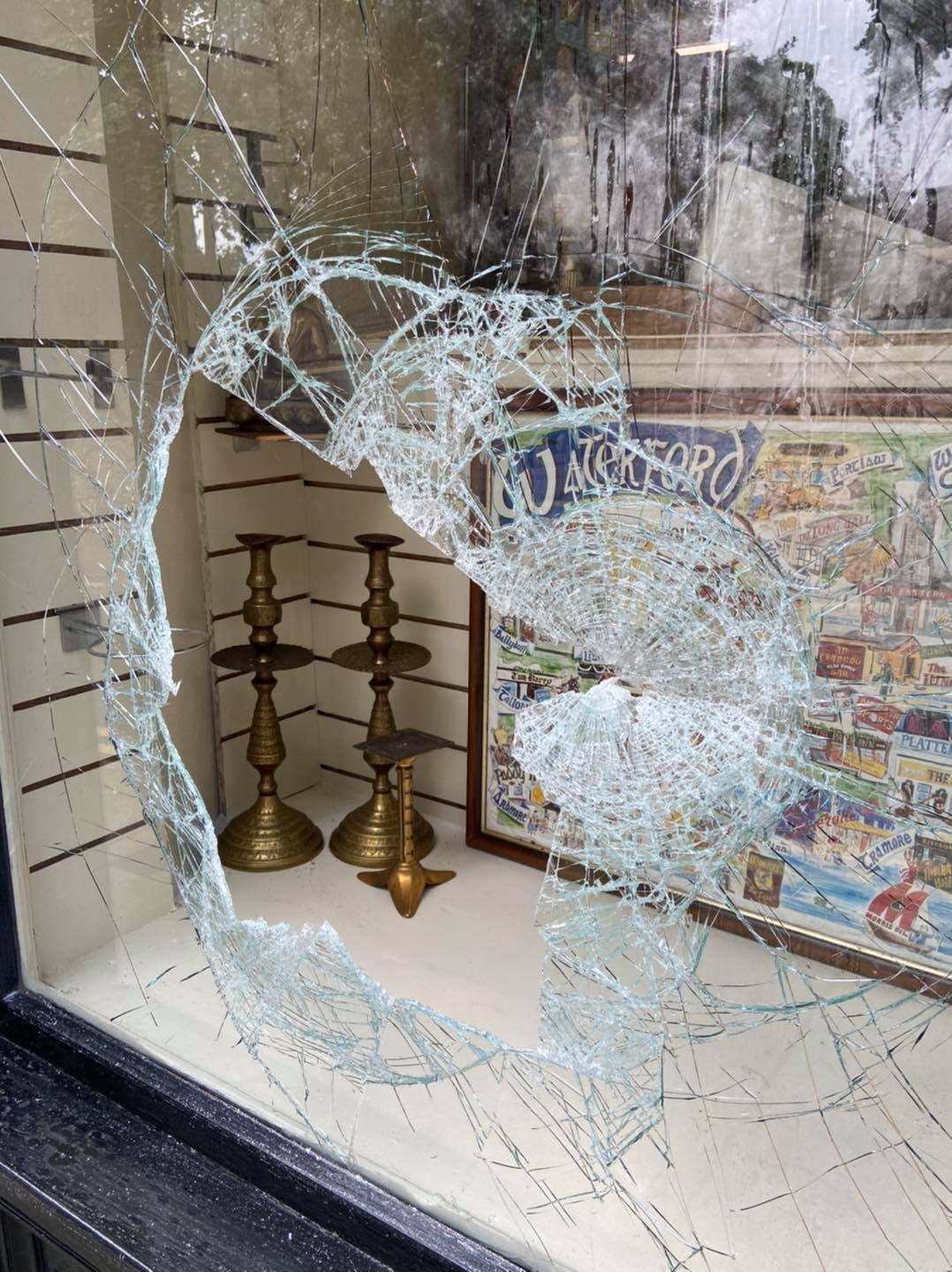"As a small business trying to recover from the impact of Covid-19, we are disgusted with this act of vandalism which we were greeted with this morning," Ryan's wrote on Facebook. 