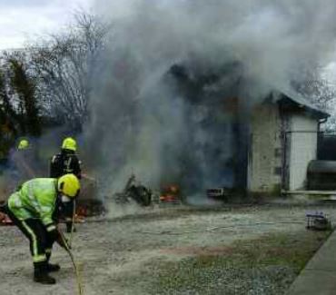 Baltinglass Fire Service responded to the incident at Plunketstown Lower.