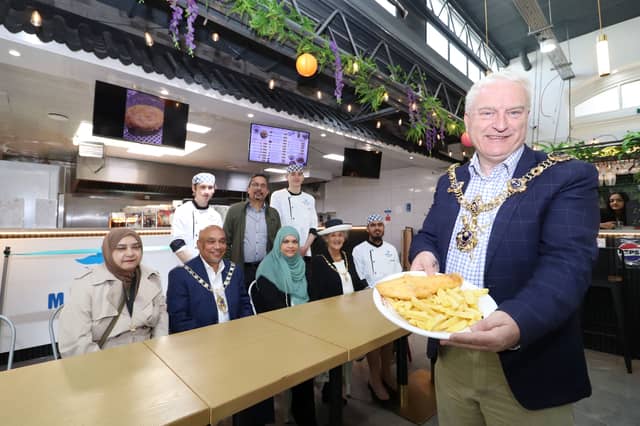 The Lord Mayor Gerald Vernon-Jackson was on hand for the opening of Maritime Express at Tap & Table in Portsmouth