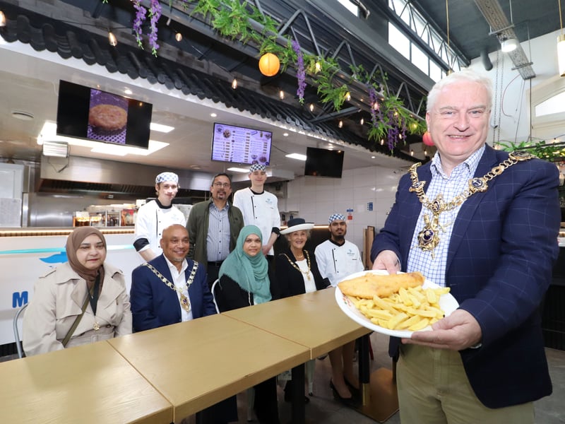 The Lord Mayor Gerald Vernon-Jackson was on hand for the opening of Maritime Express at Tap & Table in Portsmouth