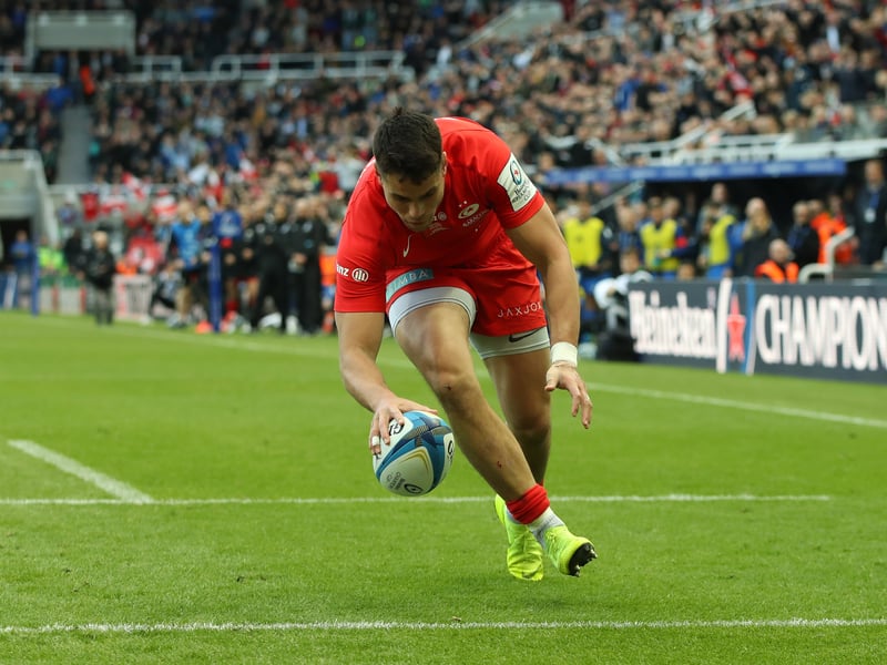 The Kilted Kiwi became the first Scotland player to score in a Champions Cup final, crossing the line at St James' Park as Saracens beat Leinster 20-10 in 2019
