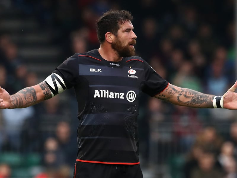 Saracens would lift the trophy three times in four years and the veteran lock was a replacement in their first two wins over Racing 92 and Clermont