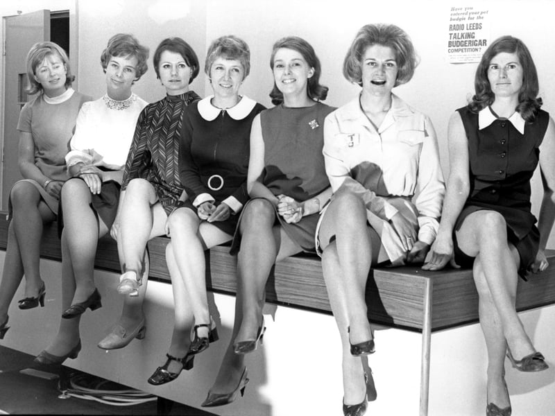 Women who were to compete to announce the first programme a BBC Radio Leeds, due to be broadcast on June 24, 1968. The BBC with the support of Leeds City Council, opened the studio in the Merrion Centre. It was later moved to Woodhouse Lane in 1978.