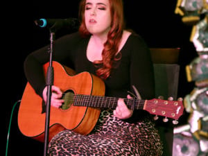 [caption id="attachment_252603" align="alignnone" width="300"] Naas Musical Society member Claire O'Reilly entertains the crowd[/caption]