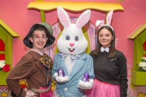 [caption id="attachment_275183" align="alignnone" width="300"] Madhatter, Easter Bunny and Leanne[/caption]