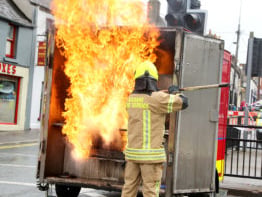 [caption id="attachment_239699" align="alignnone" width="262"] Safety Fire Demonstrations from members of Naas Fire Brigade[/caption]