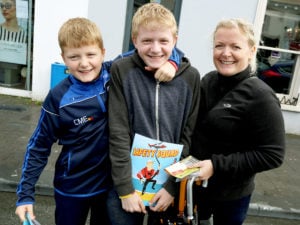 [caption id="attachment_239718" align="alignnone" width="300"] Seamus, Aaron and Lorraine Redmond[/caption]