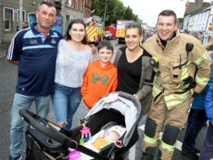 [caption id="attachment_239744" align="alignnone" width="300"] Fireman John Edmonds with his family Johnny, Catriona, Lee and Shannon[/caption]