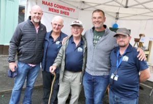 [caption id="attachment_239751" align="alignnone" width="300"] Sean Egan, Sean Kennedy, Paddy O'Connor, Patrick Egan and Brian Stewart from Naas Community Mens Shed[/caption]