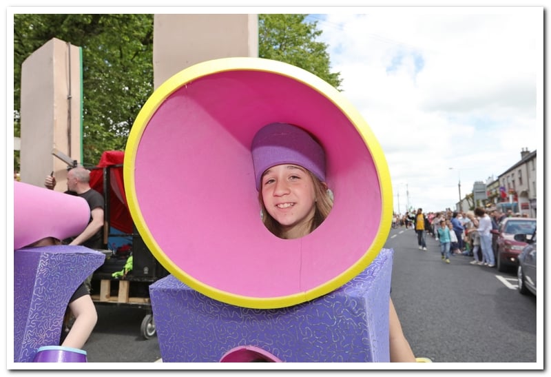 [caption id="attachment_170883" align="alignnone" width="800"] A nicely framed loudspeaker,akaAlicia Martin, at the Kildare Town Derby Festival Parade last Sunday.[/caption]