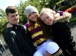 [caption id="attachment_119102" align="alignnone" width="300"] Ciaran Sharkey, Jade McClafferty and Chloe McClafferty[/caption]