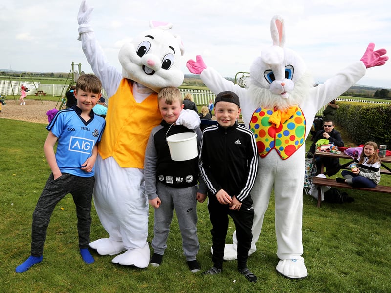 [caption id="attachment_155604" align="alignnone" width="2086"] Josh Foley, Eoghan Quinlan and Rhys Johnson with the Easter Bunnies[/caption]