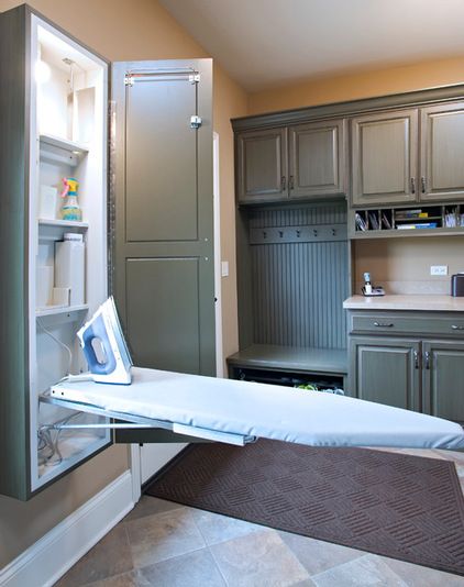 5. Put the ironing board on the wall...