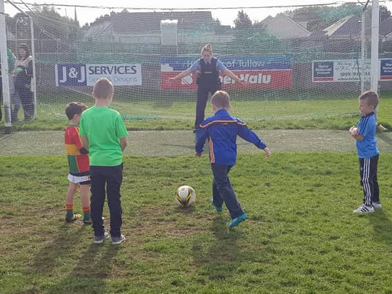 Carlow Gardaí said: "Garda Mannix (pictured below in goals) showed off her skill as a goalkeeper for a penalty shoot out. Everyone was a winner and congrats to Palatine who came out on top in the A final to claim the trophy."
