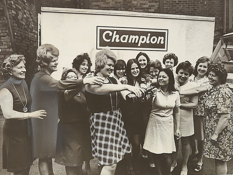Office staff from Champion Bakers, pictured in June 1975, look back on their final days together as they planned a farewell meal at a Droitwich hotel and a goodbye dance at the Wulfrun Hall in Wolverhampton, marking the closure of the bakery and the end of an era.