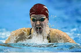 Niamh Connery of Sharks SC competing in the women's 100m breastsroke A final during day one of the Irish Winter Swimming Championships 2025 at the National Aquatic Centre back in December. 
