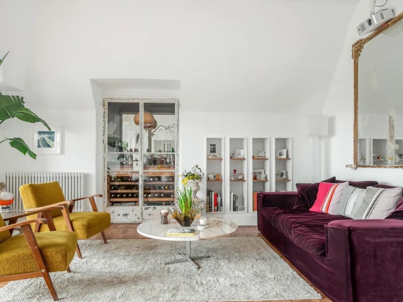 Inside this two-bedroom flat in South Parade, Southsea, which is on the market for £775,000. 