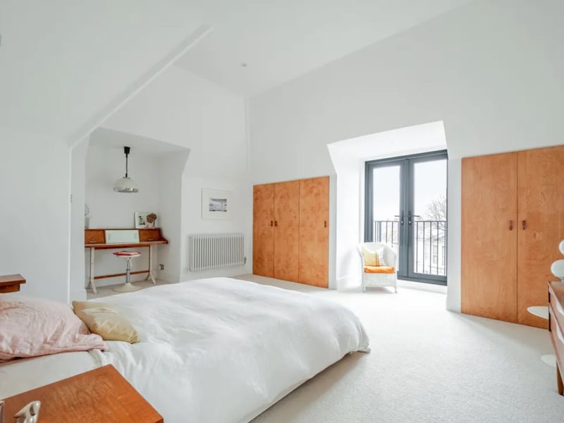 Inside this two-bedroom flat in South Parade, Southsea, which is on the market for £775,000. 