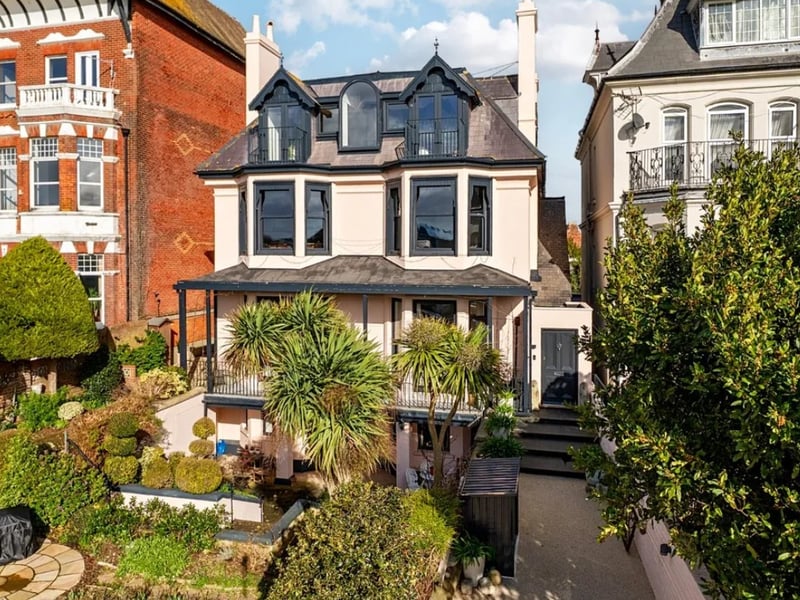 Inside this two-bedroom flat in South Parade, Southsea, which is on the market for £775,000. 
