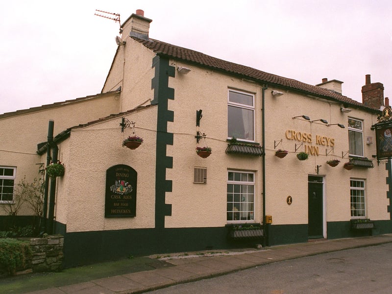 Did you enjoy a drink here back in the day? The Cross Keys Inn at Hillam pictured in February 1999.