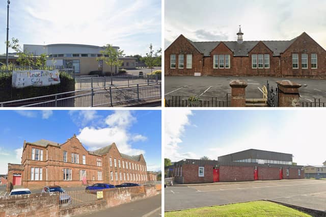 Four of the best performing primary schools in South Ayrshire.