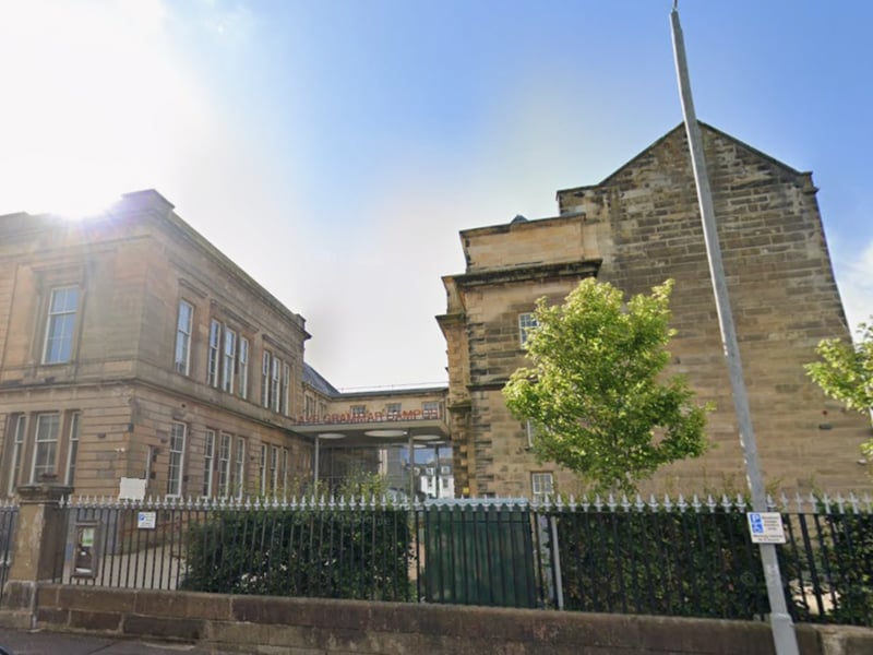 Another high performing Ayr primary, Grammar Primary School scored 380 points - dropping 10 marks in each of the numeracy and writing categories. Between 20-30 per cent of the school's
325 pupils come from 'very deprived' families.
