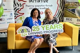 Martina Flanagan (L) and Lyn Donnelly, Ballinasloe Enterprise Hub and Connected Hubs 