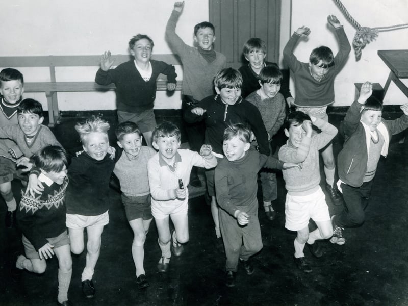Youngsters having a ball at Halifax Children's Holiday Home, Norland, in May 1971