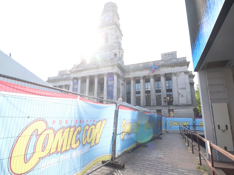 Behind the scenes at Portsmouth Comic Con 2026 as it prepares to welcome thousands of people this weekend. 

Picture: Habibur Rahman 